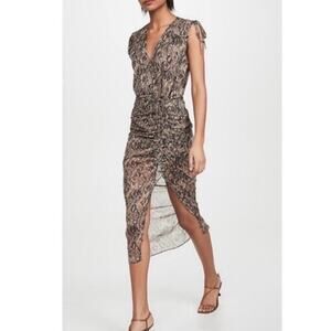 |Veronica Beard| Teagan Silk Dress Snakeskin Print Size 20* NWT Plus Size